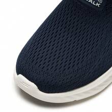 Skechers Women's Slip-Ins Lightweight Cushioned Hands-Free Breathable Mesh Walking Shoes - Navy Blue - View 8