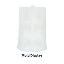 Chibi Magic Witch Reading Style Silicone Mold, Cute Magic Witch Shaped Aromatherapy Candle Mold, Suitable For Handmade Soap/Candle/Clay/Resin Plaster Crafts DIY, Gothic Magic Theme Home Decor Craft Supplies, Halloween Party Gift - A - View 9