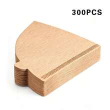 50/100/300Pcs Brown Coffee Filters V 60, V 60 Coffee Filter Paper, Cone Shaped Paper Filters Easy To Use Upgraded Design Size V02, Coffee Tea Filters For Pour Over And Drip Coffee Maker, V-Shaped Hand Brewed Coffee Filter Paper - Brown - View 12