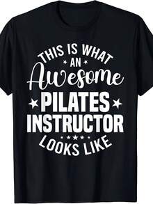 This Is What An Awesome Pilates Instructor Looks Like Gift Unisex T-Shirt - 款式 - 查看 1
