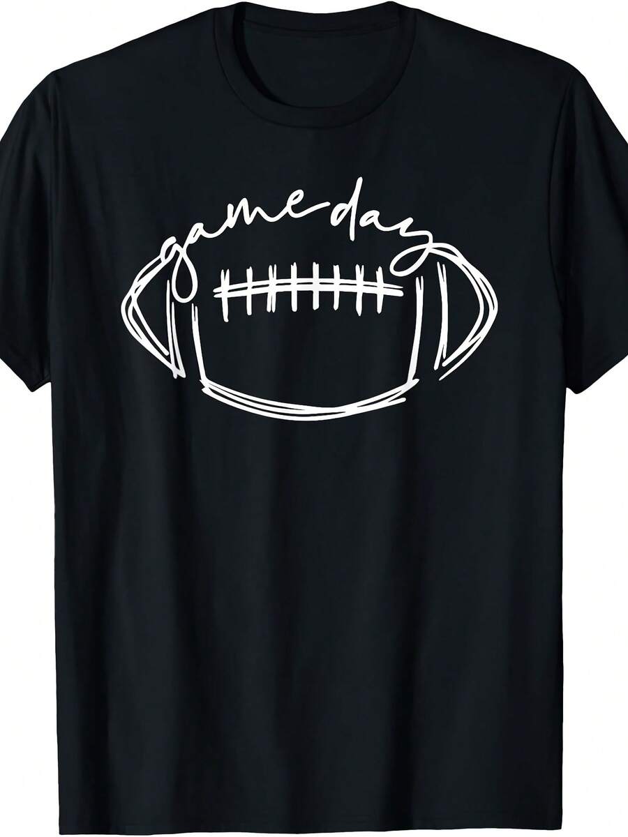 Game Day Football Game Day Vibes Football Lover Women Men T-Shirt - 款式 - 查看 1