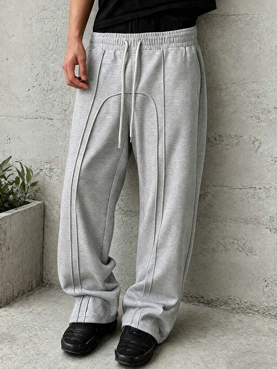 HEYKESON Plus Size Men's Casual Pants, All Season