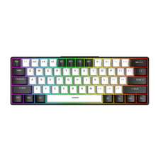 T-WOLF 61-Key Mechanical Keyboard With Red Switches, 21-Key Anti-Ghosting Numpad, Customizable Black & White Dual-Tone Keyboard And Mouse Set, 6-Button Wired Illuminated Mouse - View 14