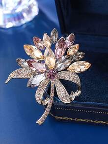 1 buah Bros Buket Tangan Berwarna-warni Mewah Elegan Kelas Atas, Pin Kerah Bunga Modis dan Canggih, Aksesori Jas yang Indah, Korsase - Bros Bunga - View 1