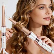 Hatteker 1pc Women's Electric Curling Iron With Multiple Temperature Settings, Large Barrel Wool Curl Hair Styler For Home Use - Multicolor - View 11