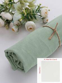 1pc 100% Pure Cotton Faux Linen Fabric, Pre-Cut Size 48cm * 140cm (19in * 55in), DIY Sewing Fabric, Soft And Comfortable Suitable For Spring/Summer Fashion, Applicable For Embroidery, Clothing Making, Home Decor (Sofa, Pillow, Tablecloth, Etc.) - Washed Cotton Crepe - View 22