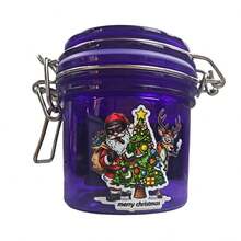 Christmas/Halloween/Pattern Creative Sealed Jar, 200ml Storage Container With Leak-Proof Sealing Gasket And Sealed Hinge Lid, For Airtight Storage, Cartoon Sealed Jar, Vanilla Storage, Keep Vanilla Fresh, Moisture-Proof And Waterproof, Easy To Carry - 1pc - Graffiti Storage Box - View 6
