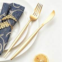 6/12/24pcs Stainless Steel Steak Knives, Suitable For Home Kitchen, Hotel, Restaurant, Eatery - View 4
