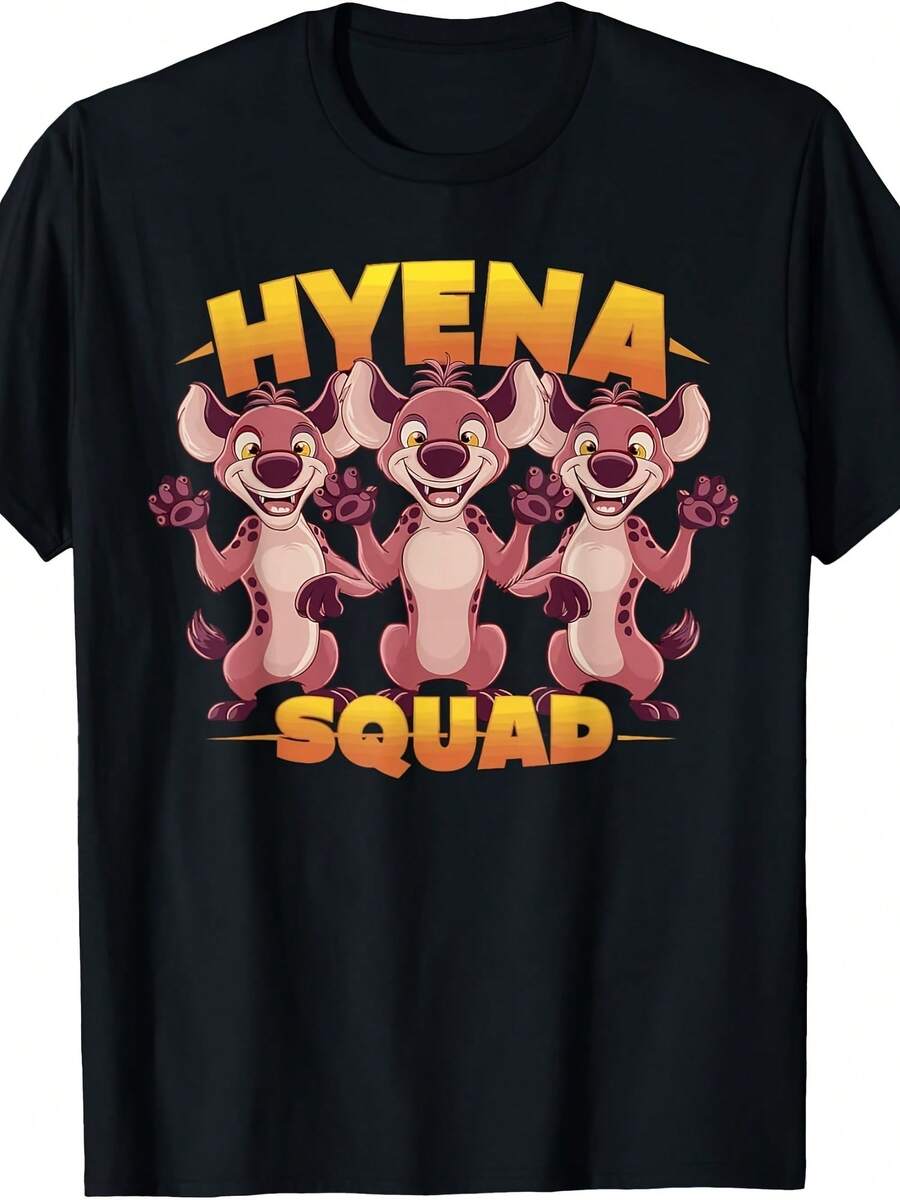 Hyena Squad TShirt For Hyena Lover Shirt  Cool Hyena T-Shirt - 款式 - 查看 1