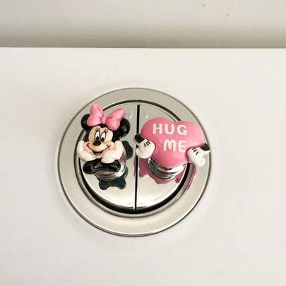 Cartoon Cute Disney Mickey Mouse Toilet Flush Button Presser, Long Nail Toilet Tank Pressing Aid, Suitable For Dorm, Home Use, Perfect Gift For Girls, Back To School, Halloween And Christmas
