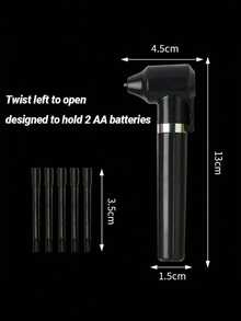 Black Ink Mixer With 50 Mixing Rods And 50 Skull Ink Cups, Suitable For Mixing Tattoo Pigments And Eyebrow Makeup Tools - Black - View 3