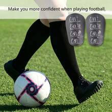 1 Pair Football Shin Guards, Comfortable Fit, Snug To Leg, Unique Size Design Perfect For Football And Other Sports - Multicolor - View 6
