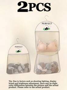 2pcs/3pcs Adult Socks Storage, Hanging Storage Net, Wall Storage Bag; Scientific Partitioning, Say Goodbye To Clutter. Single-Layer/Multi-Layer Design, Convenient For Classifying And Storing Socks, Underwear, Lingerie, Scarves And Other Small Items, Keeping Everything In Its Place And Avoiding Mutual Compression And Tangling, Both Hygienic And Tidy; Large Opening Design For Easy Access, Washable And Easy To Clean; Suitable For Student Dorms/Shared Living Spaces With Limited Space: No-Drill Hanging Design Does Not Damage Walls, Ideal For People Who Move Frequently - Multicolor - View 13