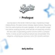 Vintage Flip Phone Style Earphone Case, Compatible With Pro 2, 3, 4, Customizable Photo Earphone Shell, With DIY Stickers, Wireless Earphone Cover, With Keychain, Gift Box Packaging - View 2
