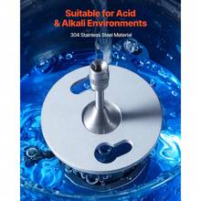 Rotary Viscometer Rotor, 1-80 CP, 0# Viscometer Spindle, Stainless Steel, With Storage Case, For NDJ-5S NDJ-8S SNB-2T And LVDV-2T Laboratory Digital Rotary Viscosity Meters, For Low Viscosity - 10-100000mPa.s ±2% - View 3