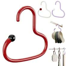 1/3 piezas de soporte circular multifuncional para exhibición de bufandas y corbatas, adecuado para el almacenamiento de bufandas y corbatas en el dormitorio. IZMG - MORADO1ud - Ver 7