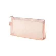 Small Mesh Makeup Bag, Portable Travel Nylon Zippered Makeup Brush Storage Bag, Stationery Pencil Case, Home School Office Accessories Storage Bag - Multicolor - View 12