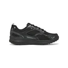 Skechers 女士GO RUN 透氣網布緩震耐磨防滑跑步鞋 - 黑色 - 查看 4