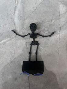 1pc Dancing Skeleton Aquarium Decoration, Oxygen Tube Not Included - A - View 13