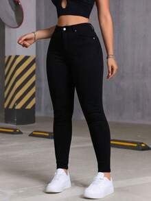 Women Jeans - Black - View 5