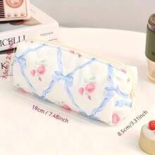 1pc Floral & Plaid Pattern Multi-Function Storage Bag - Pen Holder, Makeup Bag, Small Wallet, Earphone & Toiletries Storage - Fashionable Daily Carry Small Item Bag, Bag Accessory - Multiple Styles - View 10