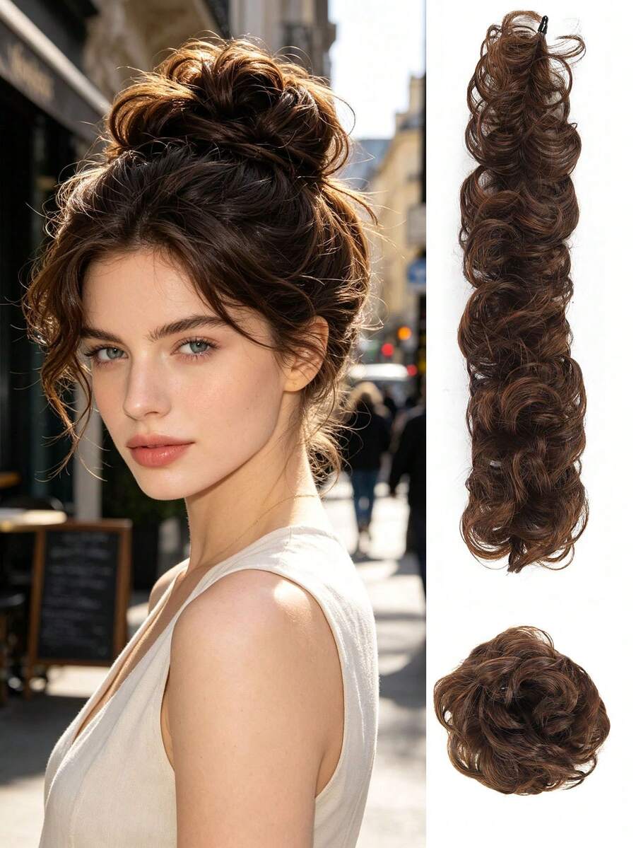 14-26 Inch 3PCS Straight Hair Bundles , Unprocessed Virgin Straight Synthetic Fiber,Width 100cm - Multicolor - View 1