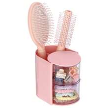 1pc Rotating Hair Accessory Storage Box, Can Store Makeup Brushes, Combs, Hair Clips, Hair Ties, Hair Claws And Jewelry, Perfect Gift For Halloween/Christmas/Thanksgiving - Multicolor - View 8