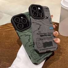 Airplane Flight Route Design Phone Case For IPhone 17 Air 16 15 14 13 12 11 Pro Max Plus  Max Shockproof Silicone Soft Cover DW2V - A - 查看 2