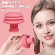 Silicone Facial Sculpting Tool Set | Jawline Trainer, Facial Massage Roller, Oral Exerciser, For Facial Contour Shaping--3pcs Set - Multicolor - View 5