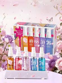 5pcs/1pc 40ml Brazilian Digital Fragrance Spray Gift Set, Air Freshener, Essential Holiday Gift, Same Scent As Big Brands, Carefully Blended With High-Quality Fragrance Ingredients, Perfect For Gifting - Multicolor - View 9