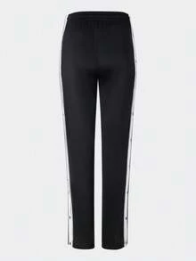 Adidas Originals Women's ADIBREAK PANT Knit Long Pants KB2468 - Black - View 2