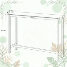 Stilvoller Bartisch,Multifunktionale Parteitisch,Esstisch,Couchtisch(Nur Mit Parteitisch) - 黑色 - 查看 7