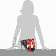 Cosmetics Luxus Cranberry Beautyset - 6-teiliges Bade- und Dusch Set - Geschenkset in Keramik Stiletto Rot - Schwarz - Übersicht 6