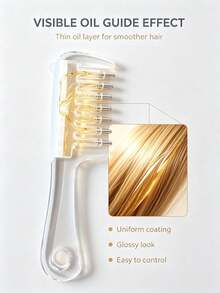 1pc Hair Dye Applicator Comb, Ergonomic Handle Hair Dyeing Tool, Even Distribution Hair Care Comb, DIY Hair Dye Brush, Suitable For Home And Salon, Hair Styling Accessory - Multicolor - View 8