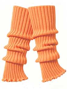 Women's Knit Leg Warmers, Ribbed Slouchy Long Leg Socks, Soft Stretch Knitted Leg Covers, Y2K Gothic Aesthetic For Daily Party Boots Cosplay - Multicolor - View 8