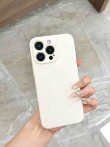 1件 白色超薄矽膠防摔手機殼，適用於 iPhone 15 Pro Max/16 Pro Max/16 Pro/14 Pro Max/14 Pro/13 Pro Max/16, 17 17 Pro 17 Pro Max - 米色 - 查看 5