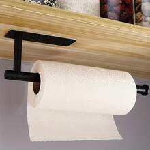 [Space-Saving]Stainless Steel Paper Towel Holder, Perfect For Bathroom And Kitchen Storage, Easy Installation, Suitable For Home And Commercial Use, Self-Adhesive/Drill-In, Suitable For Kitchen, Bathroom, RV And Closet Systems, Towel Storage Cabinet, RV Storage - Multicolor - View 7