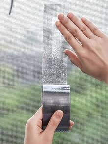1pc Self-Adhesive Screen Repair Tape, Waterproof Mesh Repair Patch For Window & Door Screens, Tear-Resistant Insect-Proof Mosquito Net Repair Tape, No-Sew Fabric Hole, Tear & Crack Repair Sticker For Home Screen Fix - Multicolor - View 11