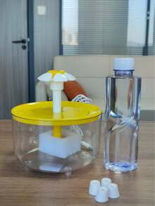 1500ml/50.72oz Floral Design Automatic Cat Water Fountain With Circulation Filter, USB Powered (Adapter Not Included), Suitable For Cats And Small Dogs - Multicolor - View 18