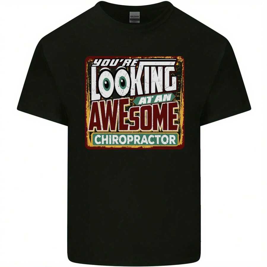 You're Searching For An Awesome Chiropractor's Men's Cotton T-Shirt Top. - 款式 - 查看 1