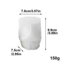 1pc DIY Handmade Pine Cone House Silicone Candle Mold, Pine Cone House Shaped Home Decor Mold (Suitable For Plaster, Cement And Resin), Suitable For Handmade Crafts, Reusable - Multi-color - View 8