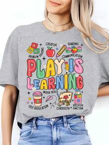 Women T-Shirts - 黑色 - 查看 6