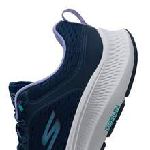 Skechers Women's GO RUN Series Breathable Flyknit Lightweight Non-Slip Cushioned Running Shoes - Navy Blue - View 10