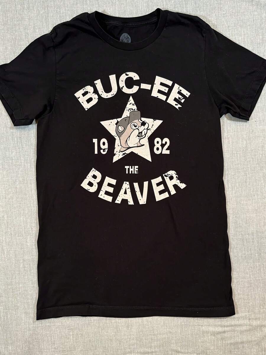 Shirt Men's Medium Beaver Made In USA Short Sleeve Tee Rest Area - 款式 - 查看 1