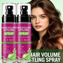 2pcs Volumizing Hair Styling Spray, Fixing Spray, Create Fluffy Hair, Essential For Slouchy People, Volumizing Styling Spray, Suitable For All Hair Types, Quick Fixing, Long-Lasting And Firm, Contains Rosemary, Mint, Keratin, Biotin Ingredients, Gentle And Non-Irritating, Sweat-Proof And Oil-Control, Nourishing And Moisturizing, Daily Care, Oil-Control And Refreshing Long-Lasting, No-Rinse Styling, Strong Fixing Spray, Quick Drying, Natural Gloss Effect, Holiday Gift - Hair Styling Spray - View 1