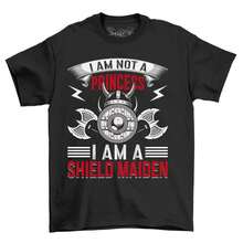 Not A Princess, Shield Maiden T-Shirt - Show Your Warrior Spirit! Funny Viking T - 款式 - 查看 1