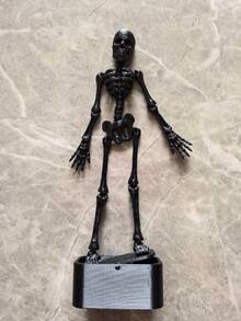 1pc Funny Aquarium Decoration - Dancing Joint Skeleton Figurine (Air Pump Required), Halloween Themed Aquarium Decor, Eye-Catching Aquarium Short Video Decoration (No Electricity Required) - A - View 11