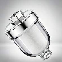 2 Shower Head Filters + 6 Filter Cartridges, This Shower Head Filter Features A Visual Transparent Window, Allowing You To Monitor The Filter Cartridge's Dirtiness Status And Replace It Timely. Extends The Lifespan Of Shower Accessories, A Practical Bathroom Water Purification Product - Multicolor - View 11