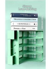 4 Colours4 Grid Multi-Functional Hollow Plastic File Organizer With Pen Storage Slots, Large Capacity A4 Document Magazine Desktop Storage Rack, Macaron Color Desk Paper Holder For Office Student Study Stationery - File Basket - View 4