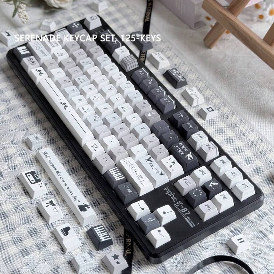小夜曲主題高美感 PBT 5面熱昇華新 OEM 高度機械鍵盤鍵帽 - 查看 1